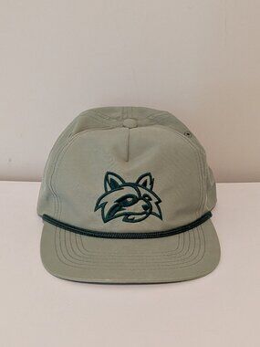 Rora Trash Panda Classic Rope Hat, Evergreen, Raccoon Logo